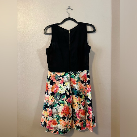 Tea n Rose Sleeveless Floral Dress L - Picture 2 of 12